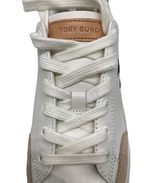 TORY BURCH（トリーバーチ）TORY BURCH (トリーバーチ) ローカットスニーカー ホワイト サイズ:5Mの古着・服飾アイテム