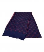 GUCCIグッチ）の古着「マフラー」｜ネイビー