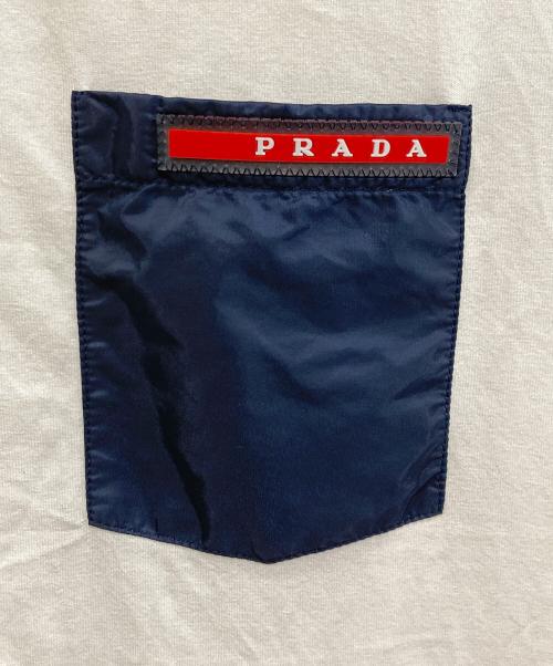 PRADA SPORTS（プラダスポーツ）PRADA SPORTS (プラダスポーツ) ポケットTシャツ ブラウン サイズ:XXLの古着・服飾アイテム