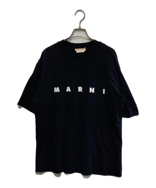 MARNI（マルニ）MARNI (マルニ) ロゴTシャツ ブラック サイズ:38の古着・服飾アイテム