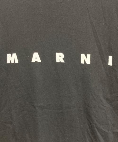 MARNI（マルニ）MARNI (マルニ) ロゴTシャツ ブラック サイズ:38の古着・服飾アイテム