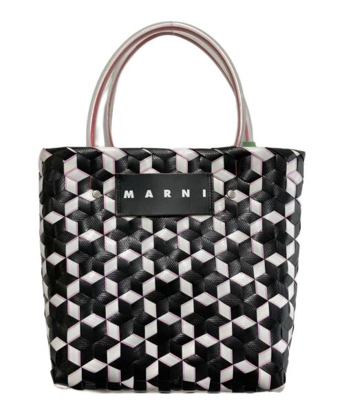 MARNI（マルニ）MARNI (マルニ) ハンドバッグ ブラック×ホワイトの古着・服飾アイテム