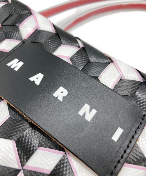 MARNI（マルニ）MARNI (マルニ) ハンドバッグ ブラック×ホワイトの古着・服飾アイテム