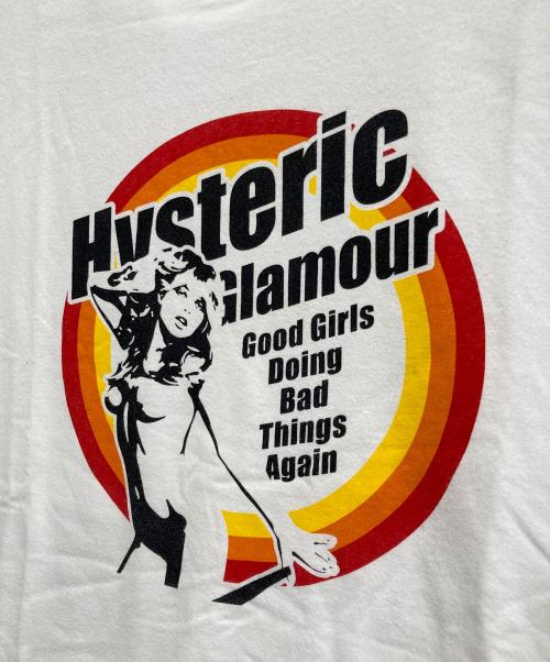 Hysteric Glamour（ヒステリックグラマー）Hysteric Glamour (ヒステリックグラマー) 21ssGOODGIRL半袖Tシャツ（グットガール） ホワイト サイズ:Lの古着・服飾アイテム