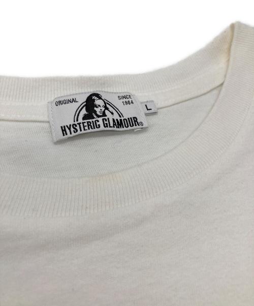 Hysteric Glamour（ヒステリックグラマー）Hysteric Glamour (ヒステリックグラマー) 21ssGOODGIRL半袖Tシャツ（グットガール） ホワイト サイズ:Lの古着・服飾アイテム