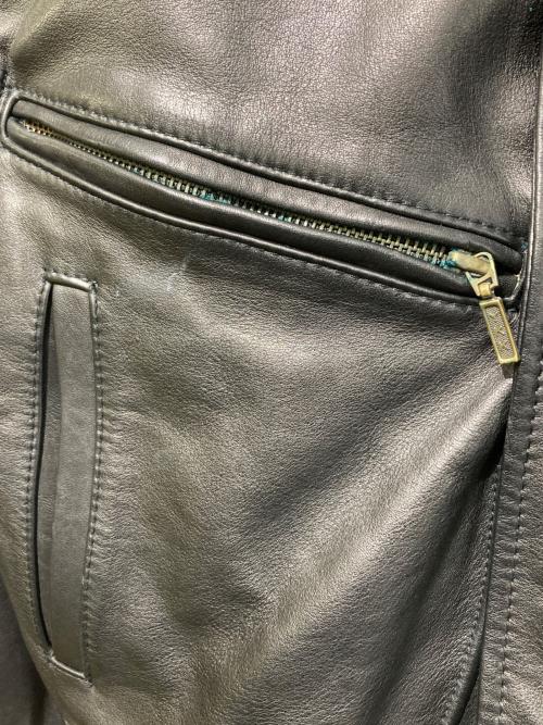 HOUSTON（ヒューストン）HOUSTON (ヒューストン) HARAJUK MOTHER レザージャケット ブラック サイズ:Mの古着・服飾アイテム