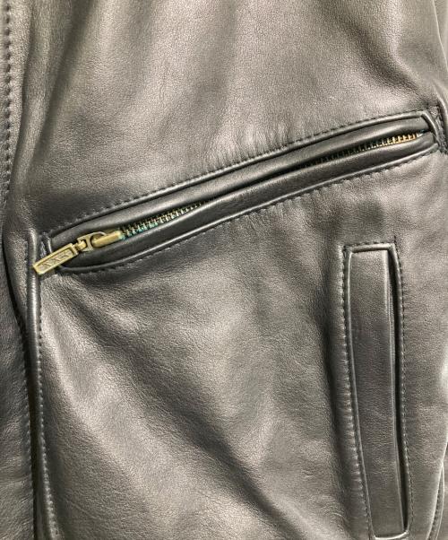 HOUSTON（ヒューストン）HOUSTON (ヒューストン) HARAJUK MOTHER レザージャケット ブラック サイズ:Mの古着・服飾アイテム