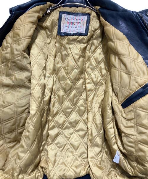 HOUSTON（ヒューストン）HOUSTON (ヒューストン) HARAJUK MOTHER レザージャケット ブラック サイズ:Mの古着・服飾アイテム