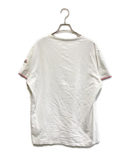 MONCLER（モンクレール）MONCLER (モンクレール) Vネックカットソー ホワイト サイズ:XXLの古着・服飾アイテム