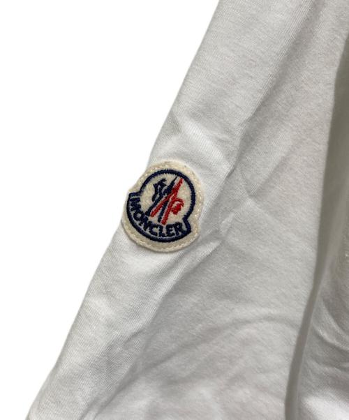 MONCLER（モンクレール）MONCLER (モンクレール) Vネックカットソー ホワイト サイズ:XXLの古着・服飾アイテム