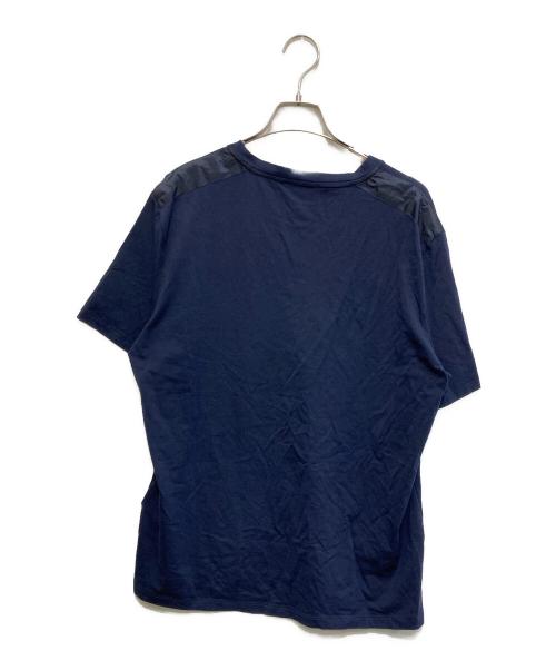 PRADA（プラダ）PRADA (プラダ) ラバーポケットVネックカットソー ネイビー サイズ:XXLの古着・服飾アイテム