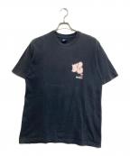 stussyステューシー）の古着「90’sスプレー缶Ｔシャツ」｜ブラック