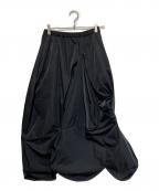 ENFOLDエンフォルド）の古着「FUNNY SKIRT」｜ブラック