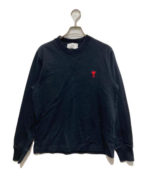 AMI Alexandre Mattiussi（アミアレクサンドルマテュッシ）AMI Alexandre Mattiussi (アミアレクサンドルマテュッシ) AMI DE COEUR LS T-SHIRT ブラック サイズ:Sの古着・服飾アイテム