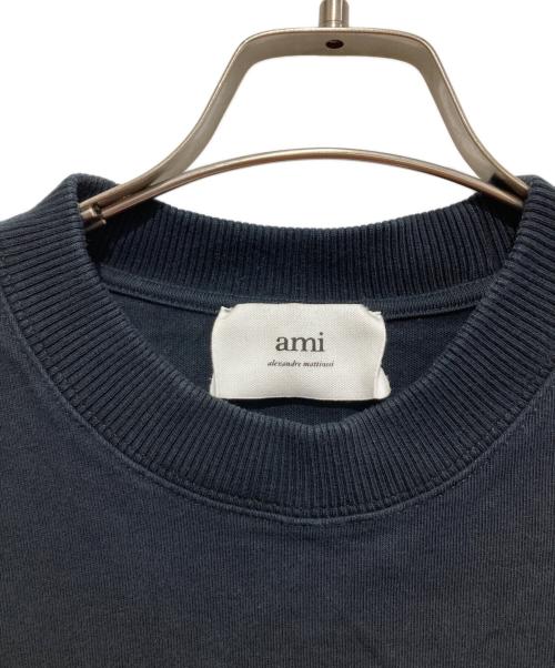 AMI Alexandre Mattiussi（アミアレクサンドルマテュッシ）AMI Alexandre Mattiussi (アミアレクサンドルマテュッシ) AMI DE COEUR LS T-SHIRT ブラック サイズ:Sの古着・服飾アイテム