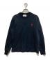 AMI Alexandre Mattiussi（アミアレクサンドルマテュッシ）の古着「AMI DE COEUR LS T-SHIRT」｜ブラック