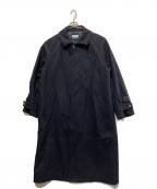MAISON SPECIALメゾンスペシャル）の古着「Super140s Prime-Over Melton Balmachan Coat」｜ブラック