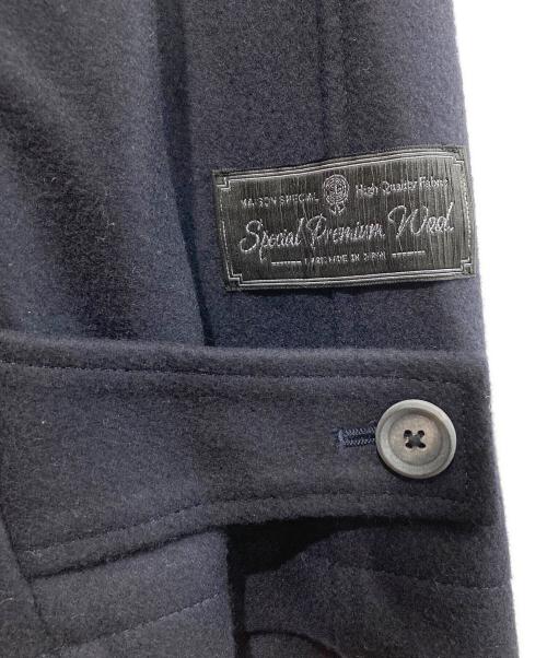 MAISON SPECIAL（メゾンスペシャル）MAISON SPECIAL (メゾンスペシャル) Super140s Prime-Over Melton Balmachan Coat ブラック サイズ:1の古着・服飾アイテム