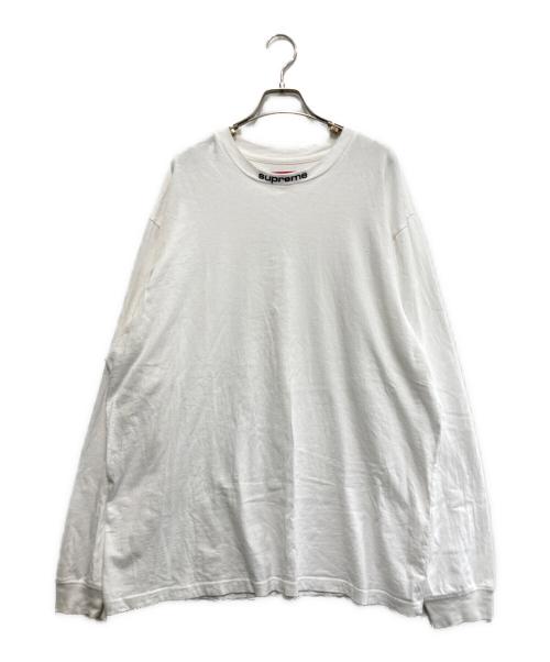 SUPREME（シュプリーム）SUPREME (シュプリーム) 24AW Embroidered Collar L/S Top White ホワイト サイズ:Lの古着・服飾アイテム