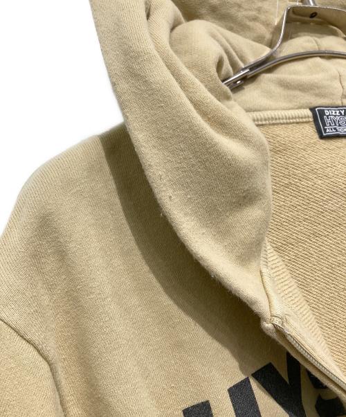 Hysteric Glamour（ヒステリックグラマー）Hysteric Glamour (ヒステリックグラマー) HGAS WOMAN HEAD Zip up ベージュ サイズ:XLの古着・服飾アイテム