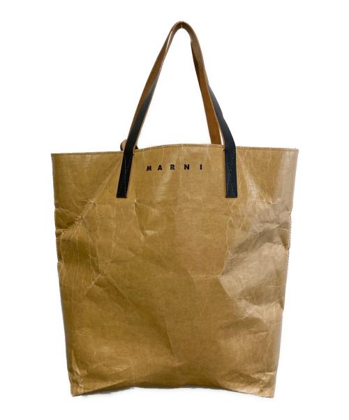 MARNI（マルニ）MARNI (マルニ) セルロースショッピングバッグ ベージュの古着・服飾アイテム