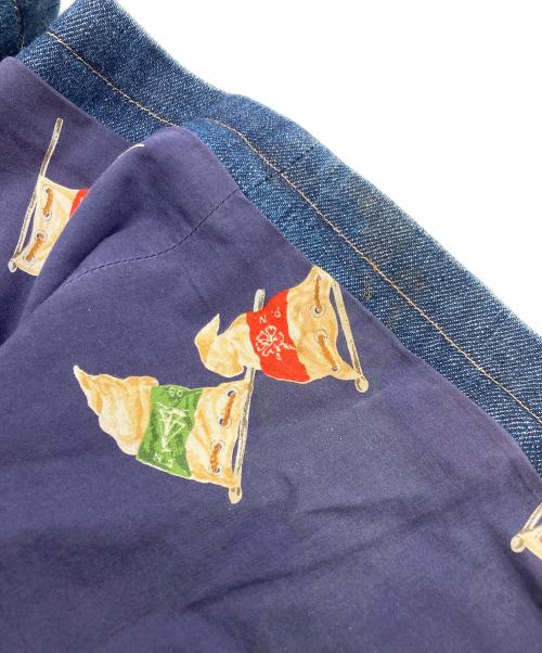 PAPAS（パパス）PAPAS (パパス) カバーオール ネイビー サイズ:Lの古着・服飾アイテム