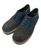 ISSEY MIYAKE MENイッセイミヤケメン）の古着「スウェードシューズ」｜ブラック×ネイビー