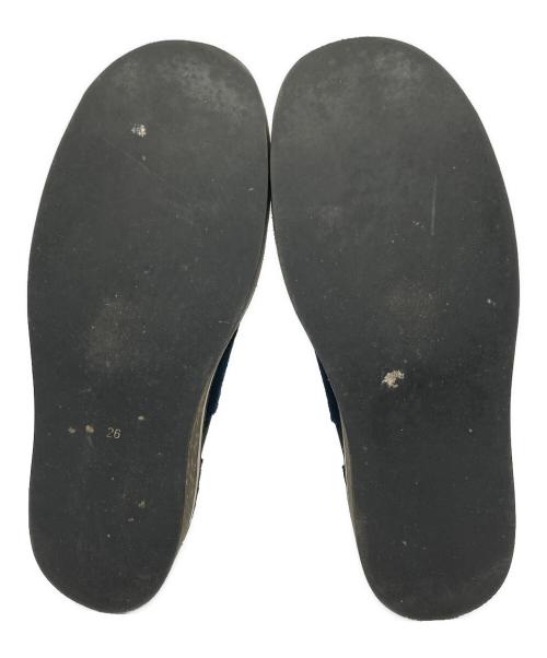 ISSEY MIYAKE MEN（イッセイミヤケメン）ISSEY MIYAKE MEN (イッセイミヤケメン) スウェードシューズ ブラック×ネイビー サイズ:26の古着・服飾アイテム