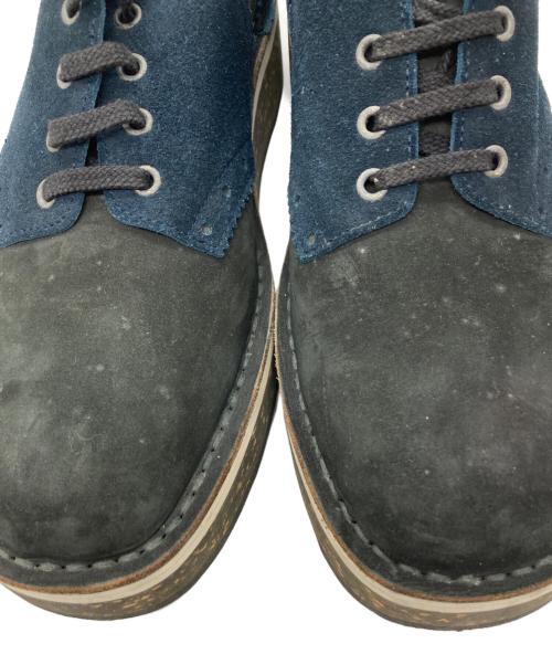 ISSEY MIYAKE MEN（イッセイミヤケメン）ISSEY MIYAKE MEN (イッセイミヤケメン) スウェードシューズ ブラック×ネイビー サイズ:26の古着・服飾アイテム