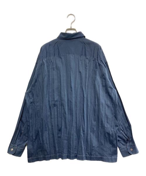 ISSEY MIYAKE MEN（イッセイミヤケメン）ISSEY MIYAKE MEN (イッセイミヤケメン) ロングスリーブシャツ グレー サイズ:4の古着・服飾アイテム