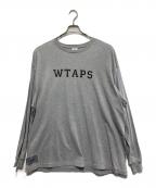 WTAPSダブルタップス）の古着「ACADEMY LS CTPL ASH GRAY/L/Sカットソー/ロンT」｜グレー