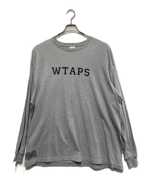 WTAPS（ダブルタップス）WTAPS (ダブルタップス) ACADEMY LS CTPL ASH GRAY/L/Sカットソー/ロンT グレー サイズ:03の古着・服飾アイテム