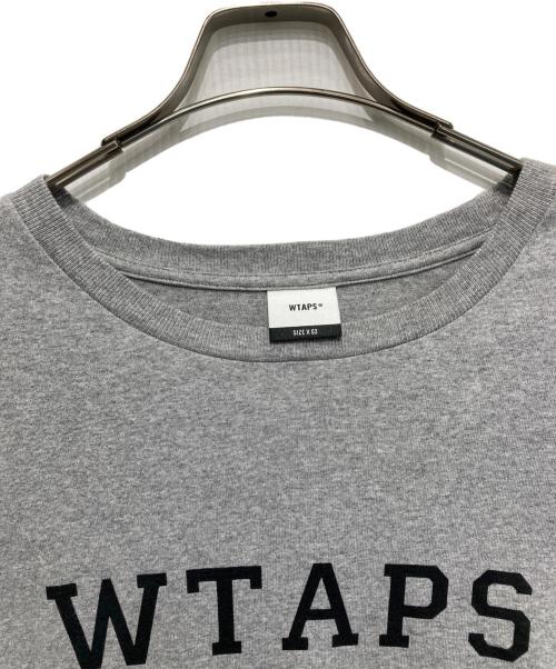 WTAPS（ダブルタップス）WTAPS (ダブルタップス) ACADEMY LS CTPL ASH GRAY/L/Sカットソー/ロンT グレー サイズ:03の古着・服飾アイテム