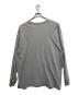WTAPS (ダブルタップス) ACADEMY LS CTPL ASH GRAY/L/Sカットソー/ロンT グレー サイズ:03：6000円