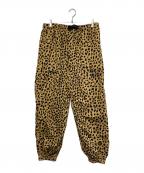 GRAMICCI×WACKO MARIAグラミチ×ワコマリア）の古着「レオパード トラックパンツ」｜ベージュ×ブラック