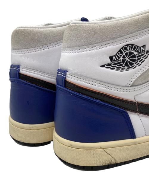 NIKE（ナイキ）NIKE (ナイキ) Air Jordan 1 High OG Rare Air ブルー×ホワイト サイズ:27㎝の古着・服飾アイテム