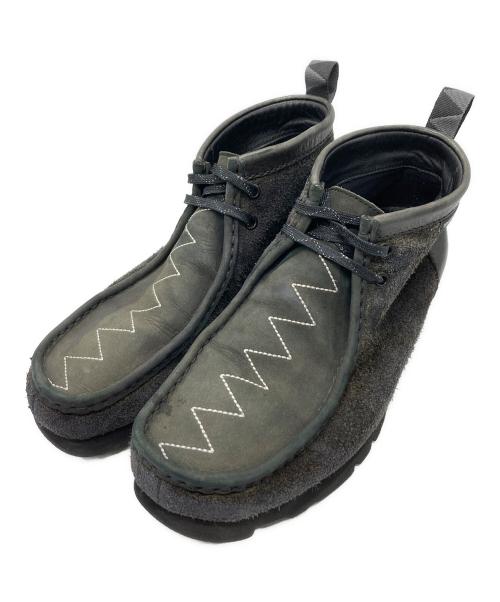 CLARKS ORIGINALS（クラークス オリジナルズ）CLARKS ORIGINALS (クラークス オリジナルズ) NEIGHBORHOOD (ネイバーフッド) ワラビーブーツ ブラック サイズ:US9.5の古着・服飾アイテム