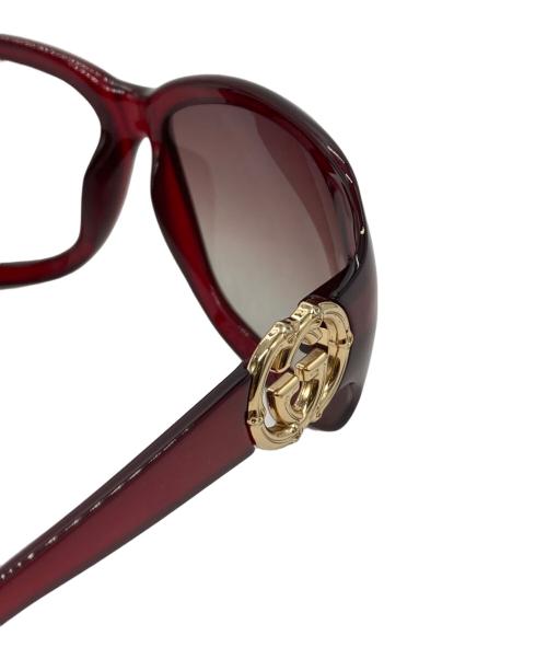 GUCCI（グッチ）GUCCI (グッチ) サングラス レッド サイズ:60□14 120の古着・服飾アイテム