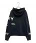 BURBERRY LONDON (バーバリーロンドン) HORSEFERRY PRINT COTTON OVERSIZED HOODIE ホワイト×ブラック サイズ:M：34000円