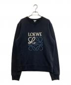 LOEWEロエベ）の古着「アナグラム刺繍スウェット」｜ブラック