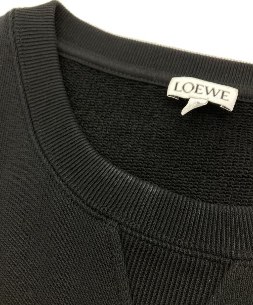 LOEWE（ロエベ）LOEWE (ロエベ) アナグラム刺繍スウェット ブラック サイズ:Mの古着・服飾アイテム