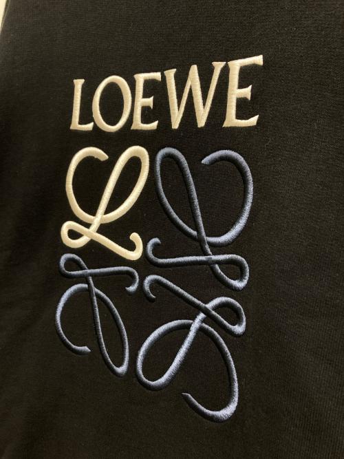 LOEWE（ロエベ）LOEWE (ロエベ) アナグラム刺繍スウェット ブラック サイズ:Mの古着・服飾アイテム