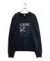 LOEWE（ロエベ）の古着「アナグラム刺繍スウェット」｜ブラック