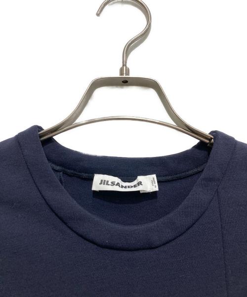 JIL SANDER（ジルサンダー）JIL SANDER (ジルサンダー) アシンメトリースウェット ネイビー サイズ:34の古着・服飾アイテム