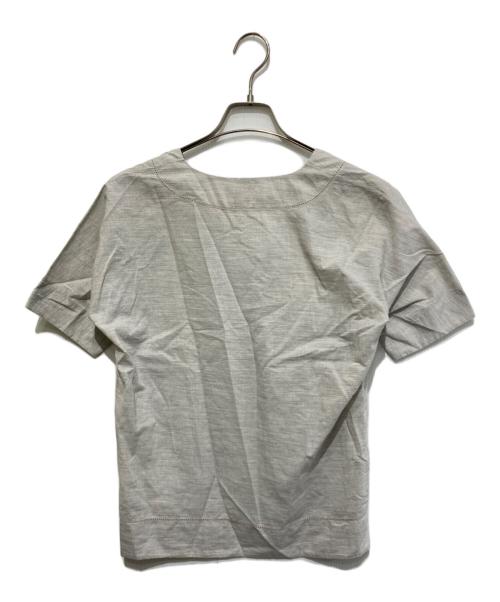 HERMES（エルメス）HERMES (エルメス) コットンブラウス グレー サイズ:Sの古着・服飾アイテム