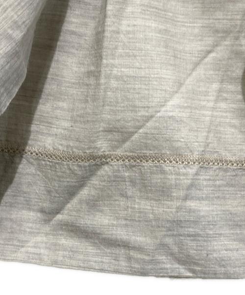 HERMES（エルメス）HERMES (エルメス) コットンブラウス グレー サイズ:Sの古着・服飾アイテム