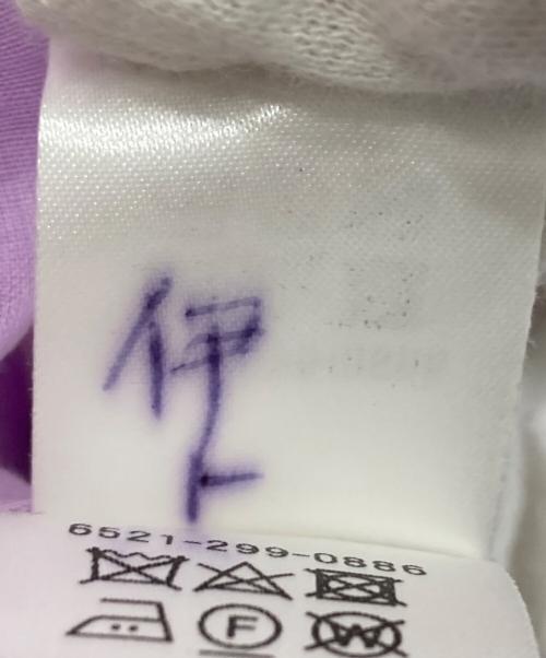 DRAWER（ドゥロワー）Drawer (ドゥロワー) コットンオーガンジーショートスリーブブラウス ラベンダー サイズ:Sの古着・服飾アイテム