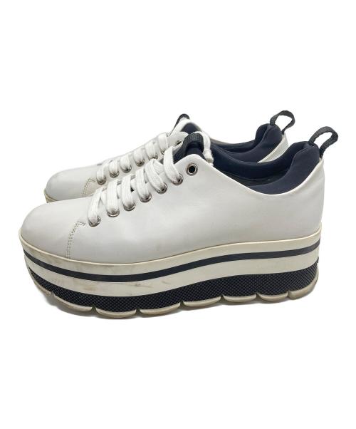 PRADA SPORTS（プラダスポーツ）PRADA SPORTS (プラダスポーツ) 厚底スニーカー ホワイト サイズ:36 1/2の古着・服飾アイテム