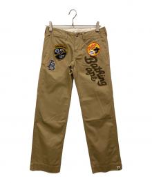 A BATHING APE（ア ベイシング エイプ）の古着「チノパン」｜ベージュ