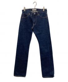 A BATHING APE（ア ベイシング エイプ）の古着「バックプリントデニムパンツ」｜インディゴ